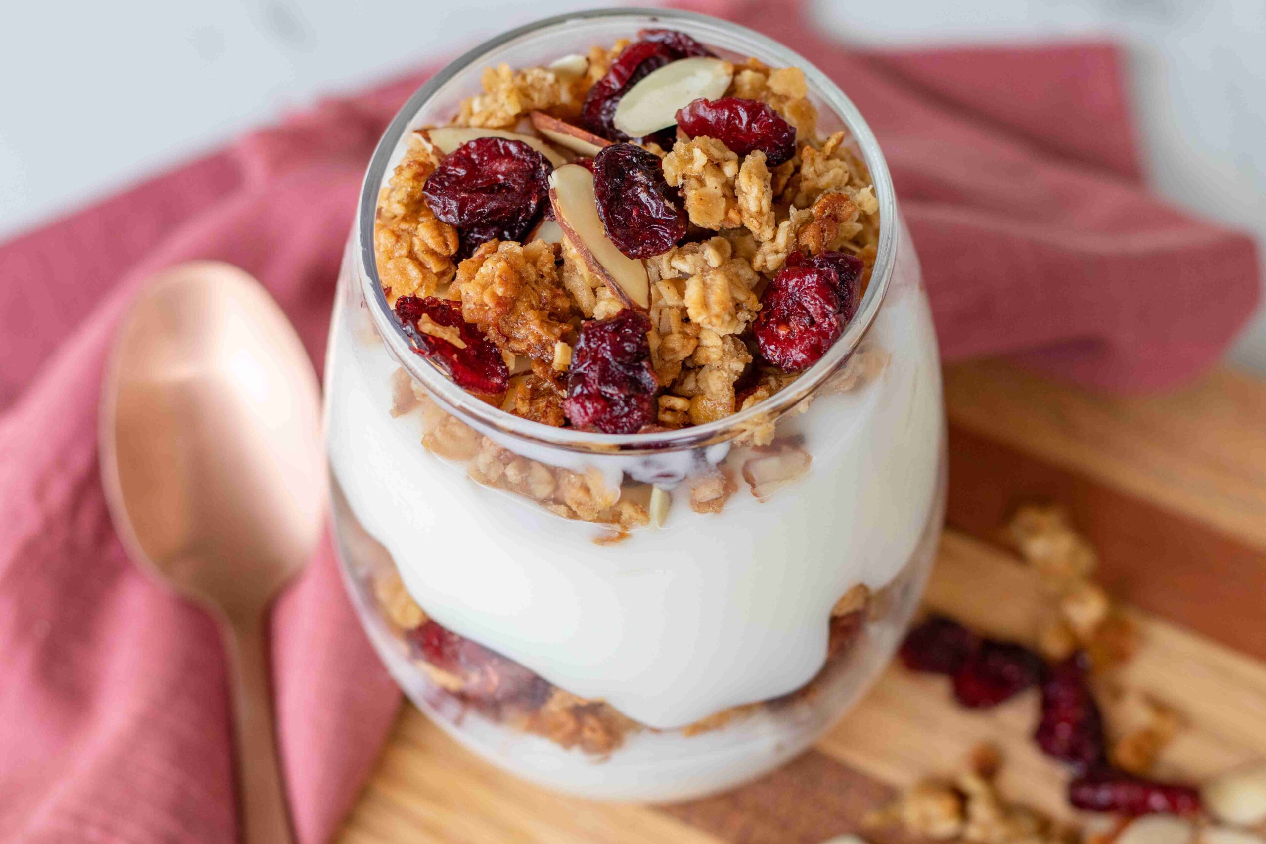 Cranberry Almond Granola Parfaits - Common Threads