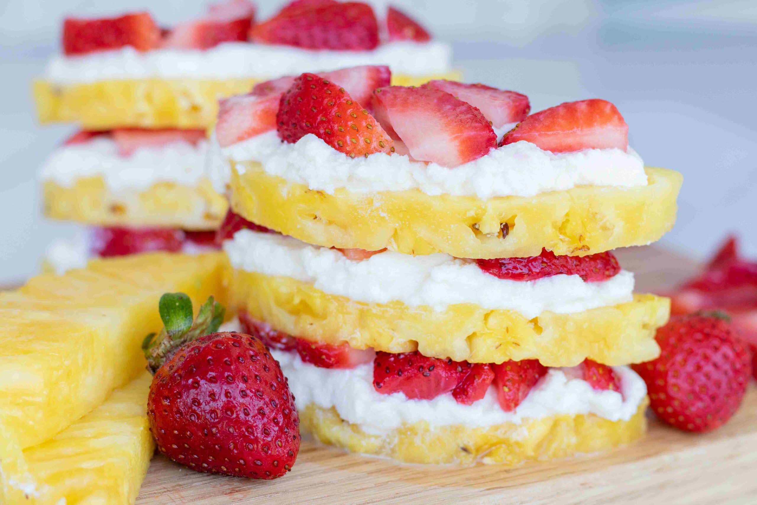 Pineapple Strawberry Napoleons - Common Threads
