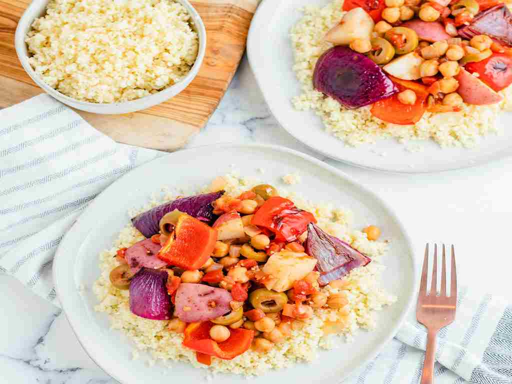 Mediterranean Grilled Vegetable Tagine with Chickpeas - Common Threads