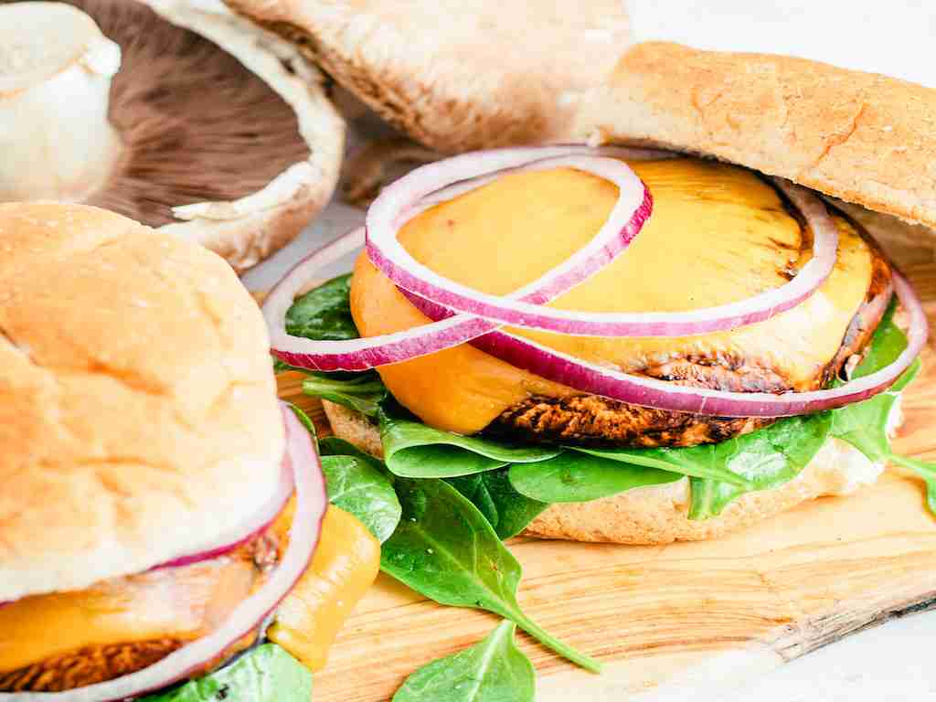 Portobello Mushroom Burger - Common Threads
