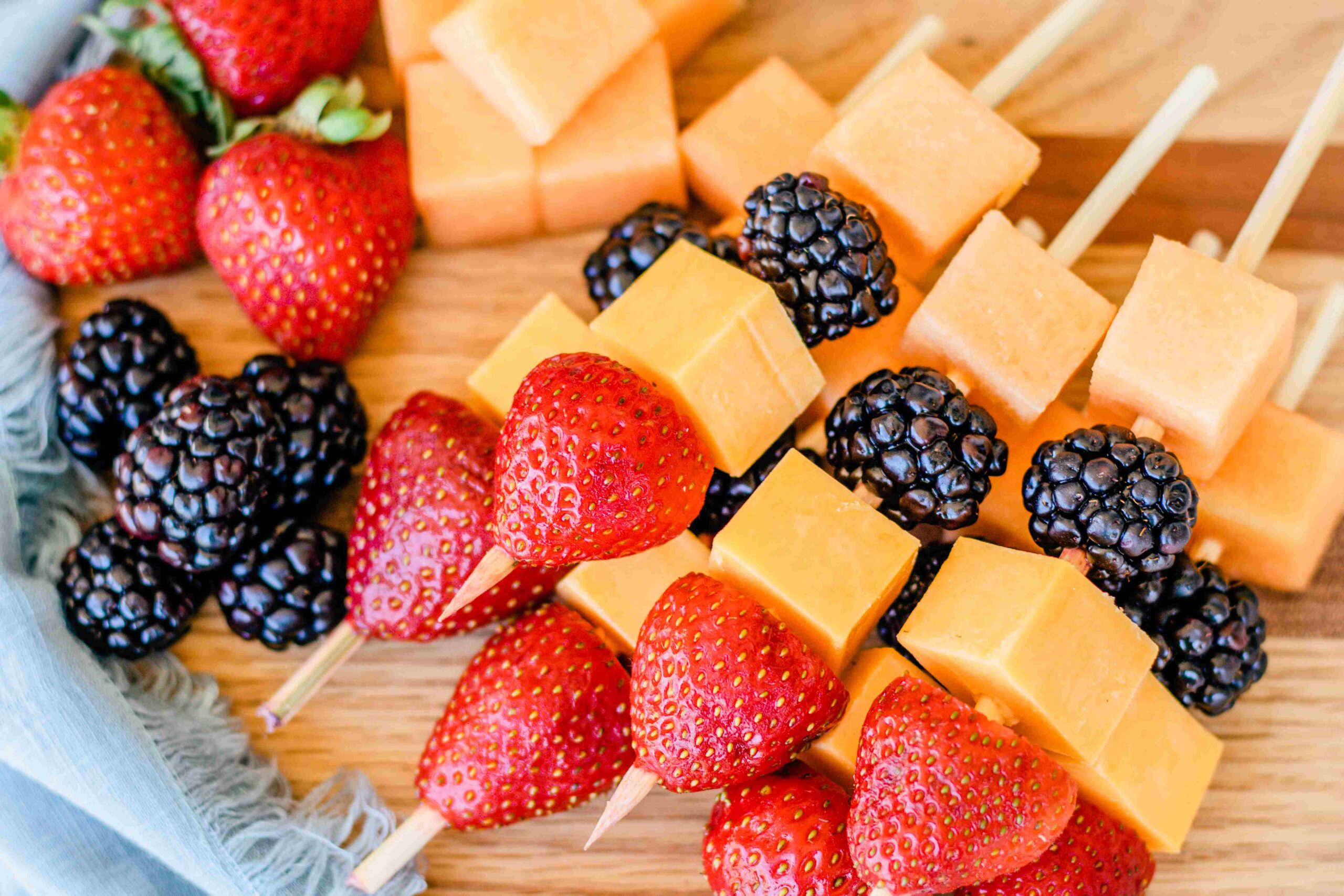 Cheese kebabs top