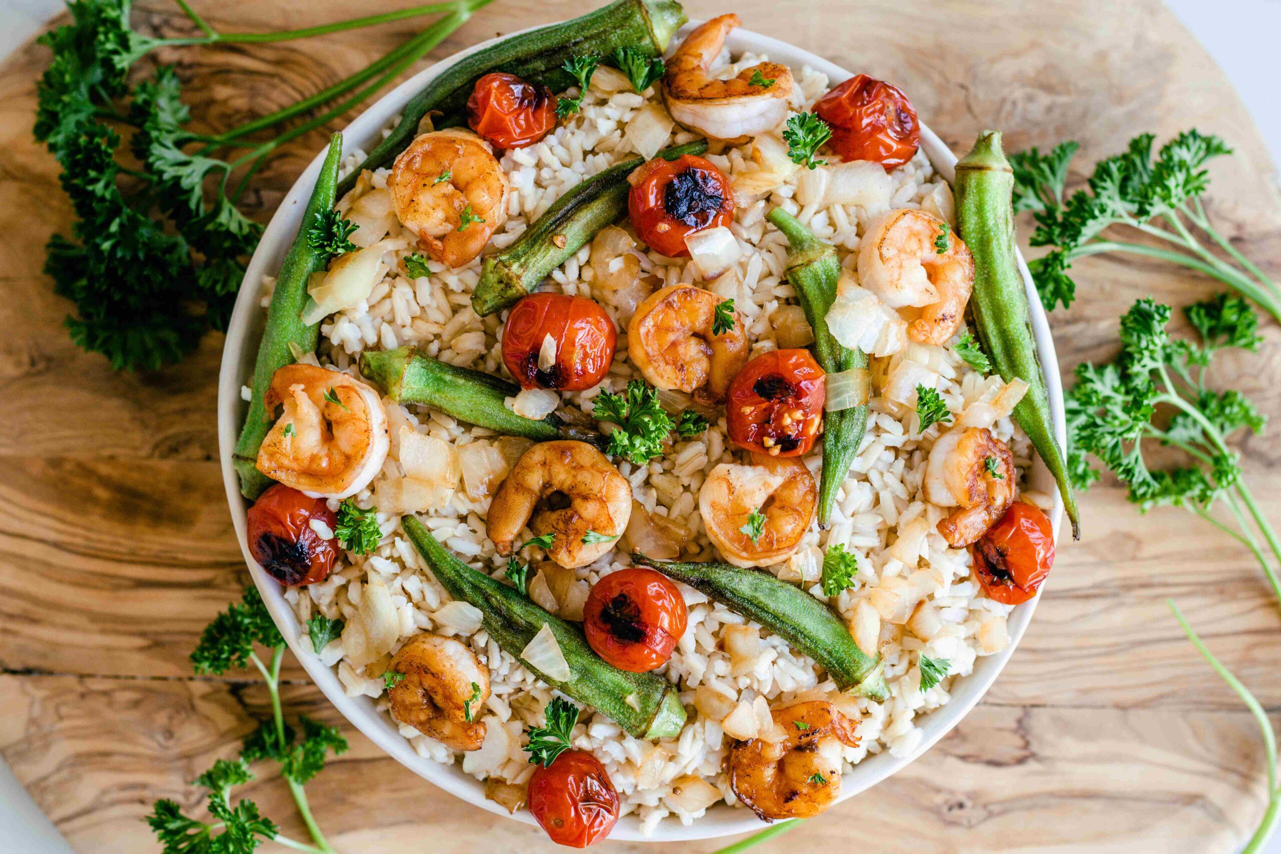 Shrimp & Okra Saute - Common Threads