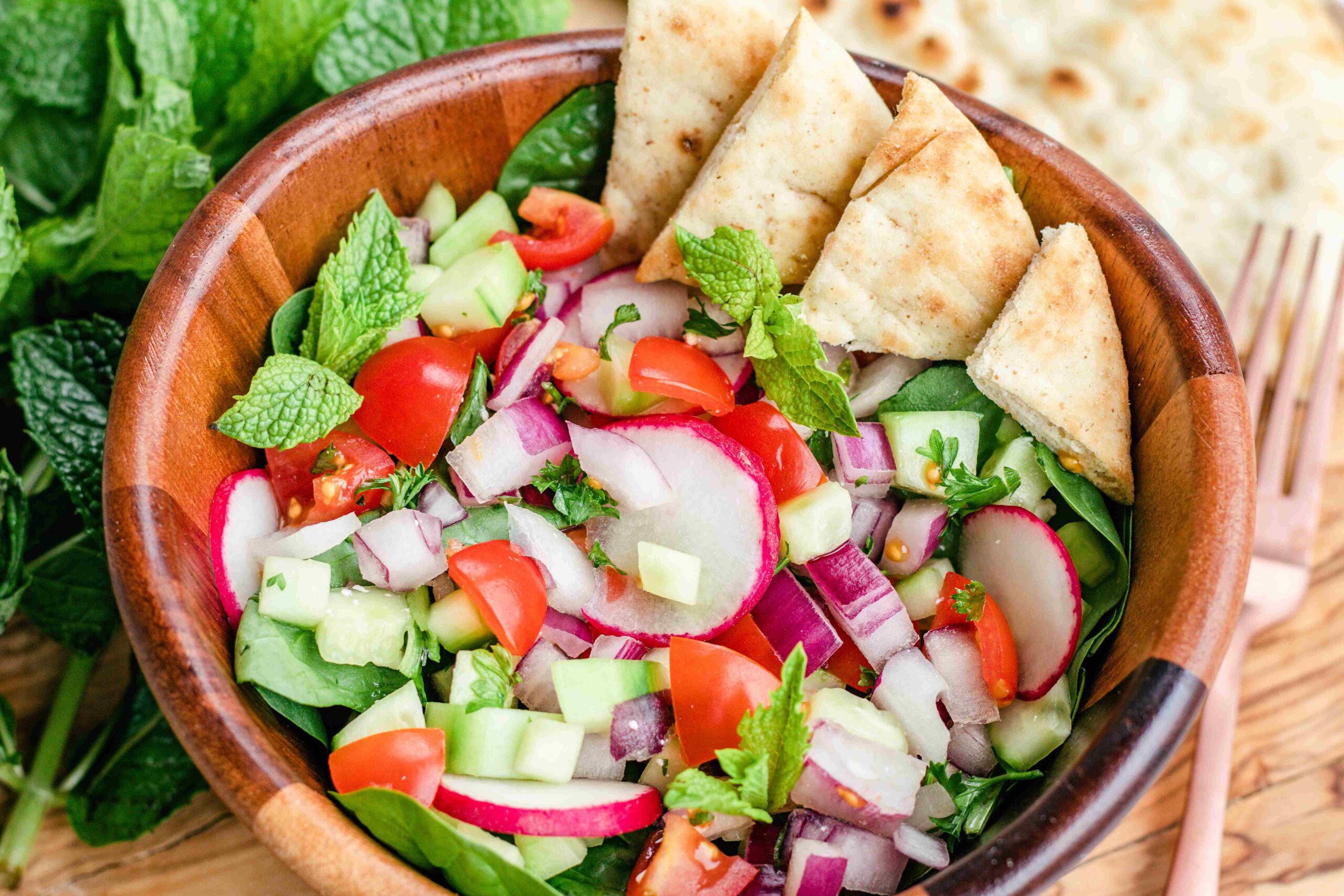 Lebanese Fattoush Salad - Common Threads